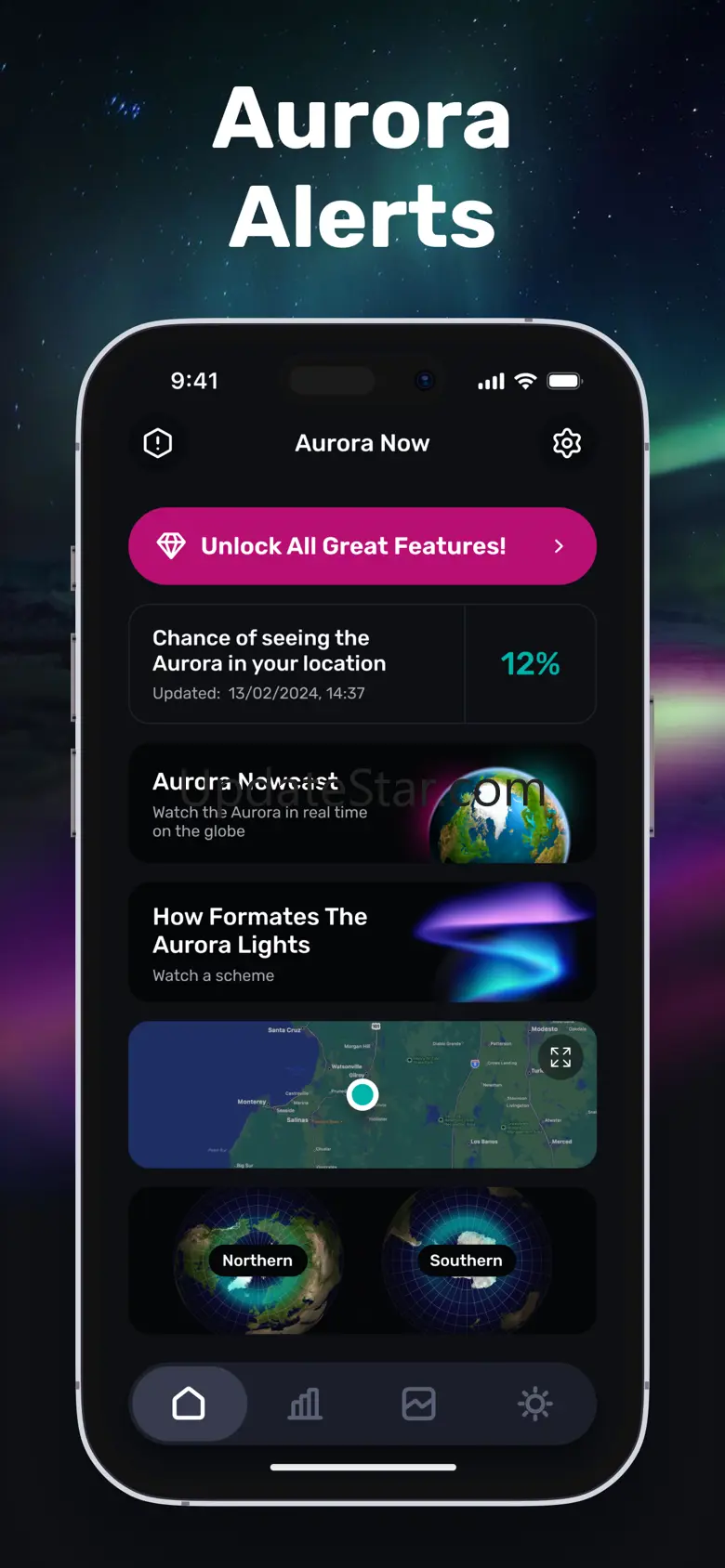 Aurora Alerts Forecast Tracker 1.1