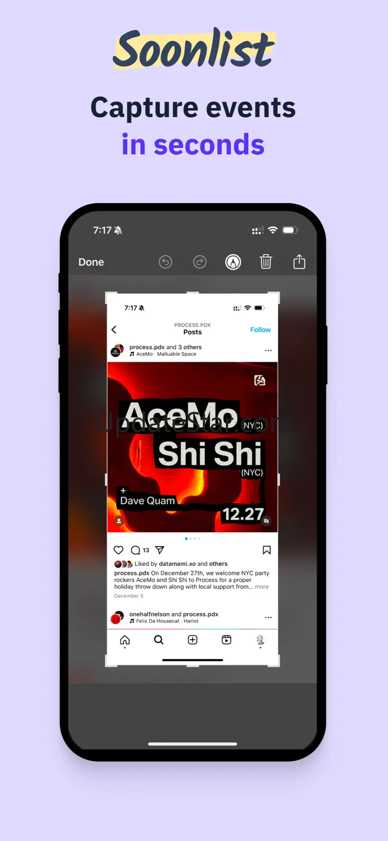 Soonlist Save Events Instantly 1.0.24