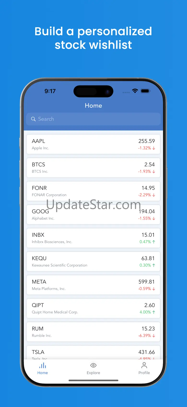 Stock Screener Tool - Theia 1.0.8