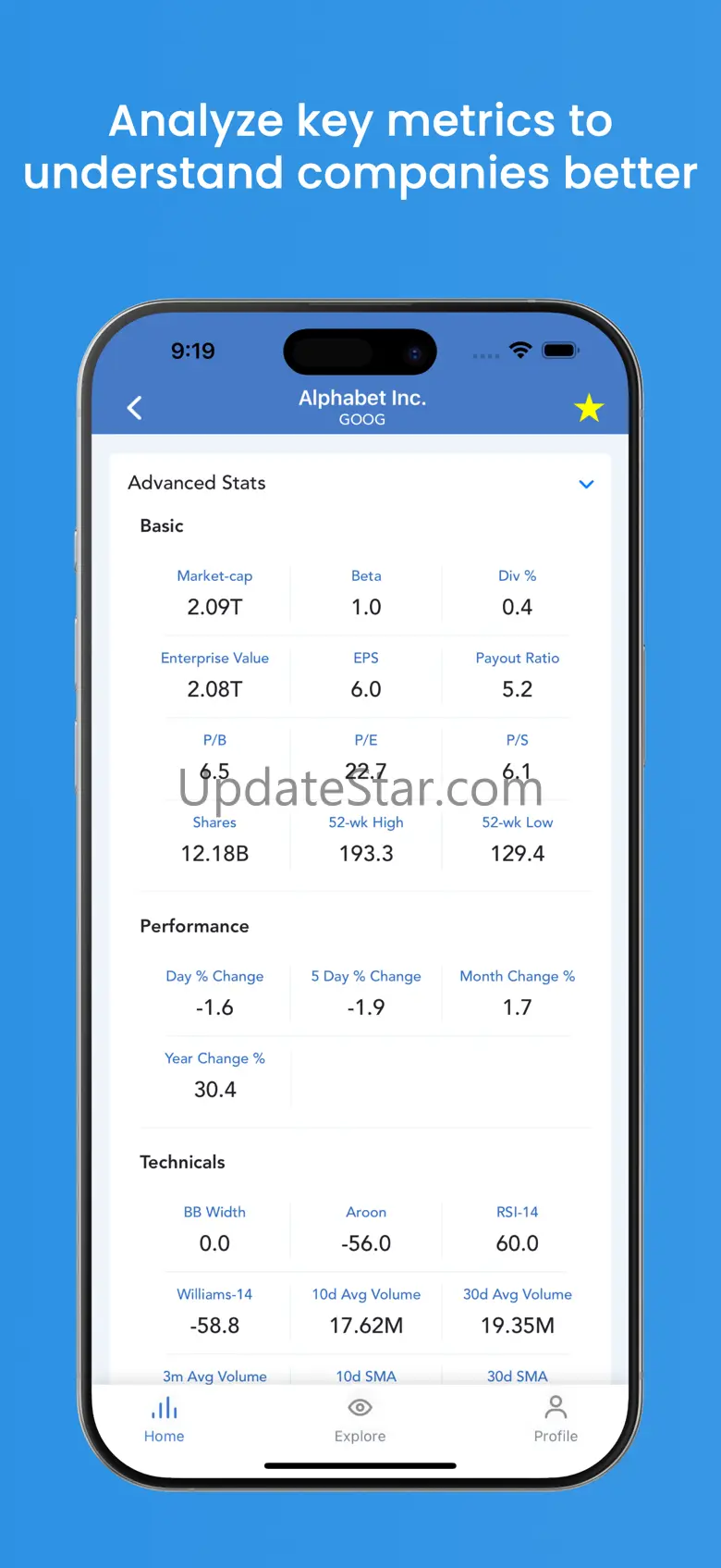 Stock Screener Tool - Theia 1.0.8