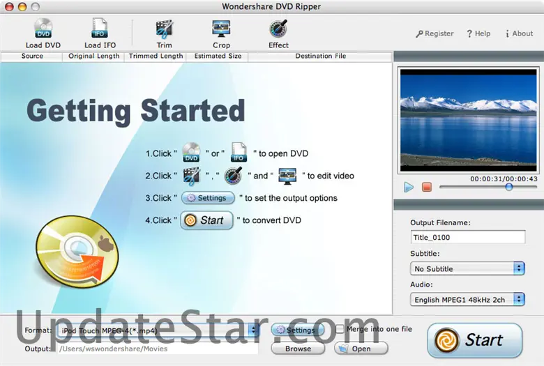 Wondershare DVD Ripper for Mac 3.2.44