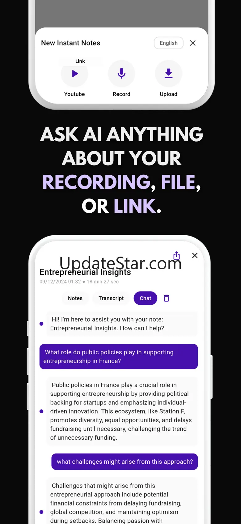 Instant AI Notes & Transcript 1.0.28