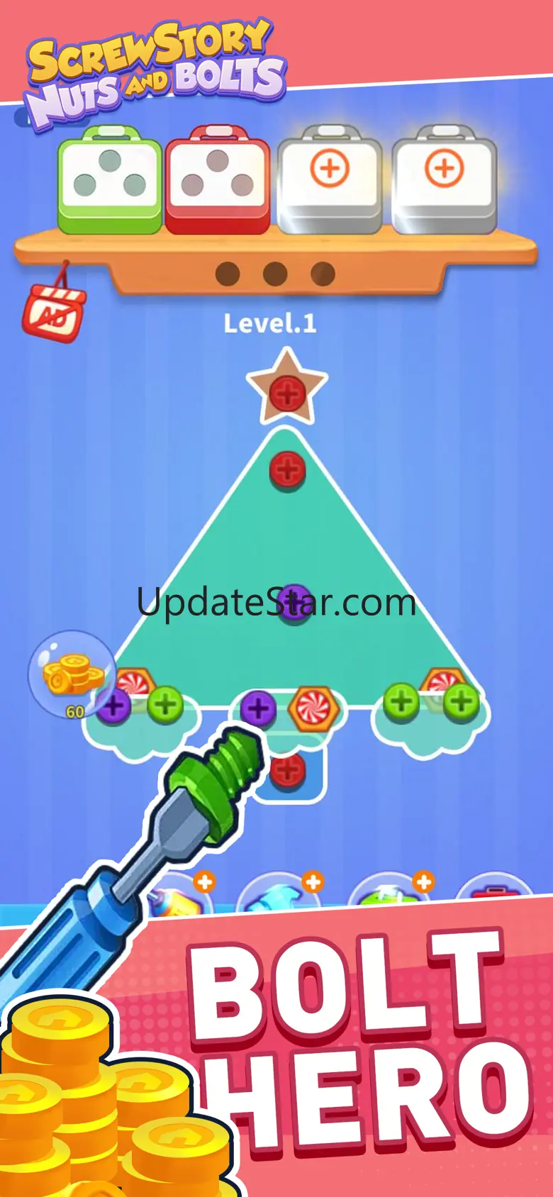 Screw Story: Nuts and Bolts 1.0.1