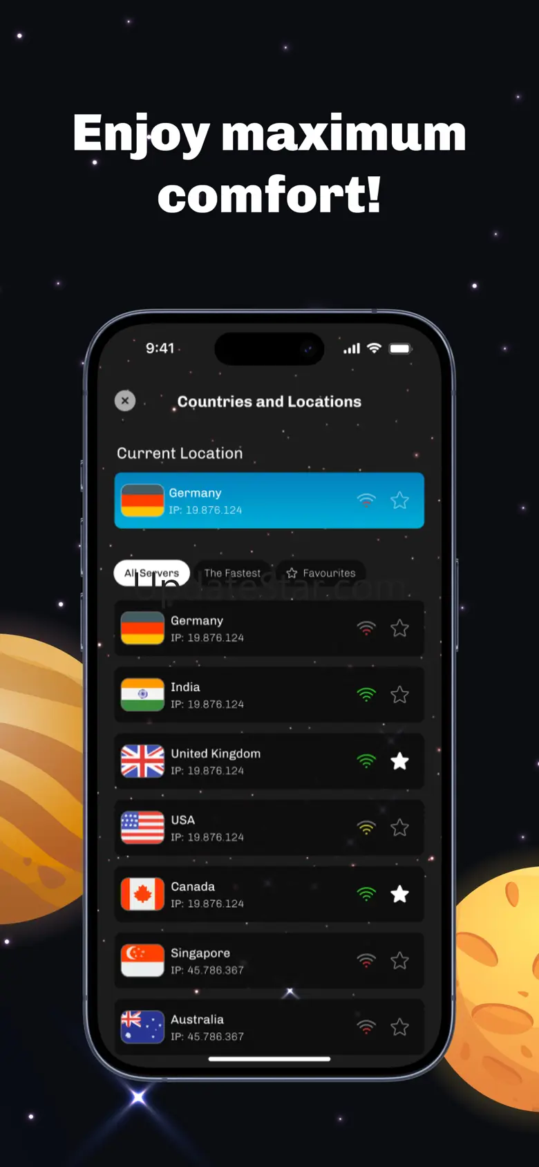 Jupiter VPN fast and comfort 1.1.1