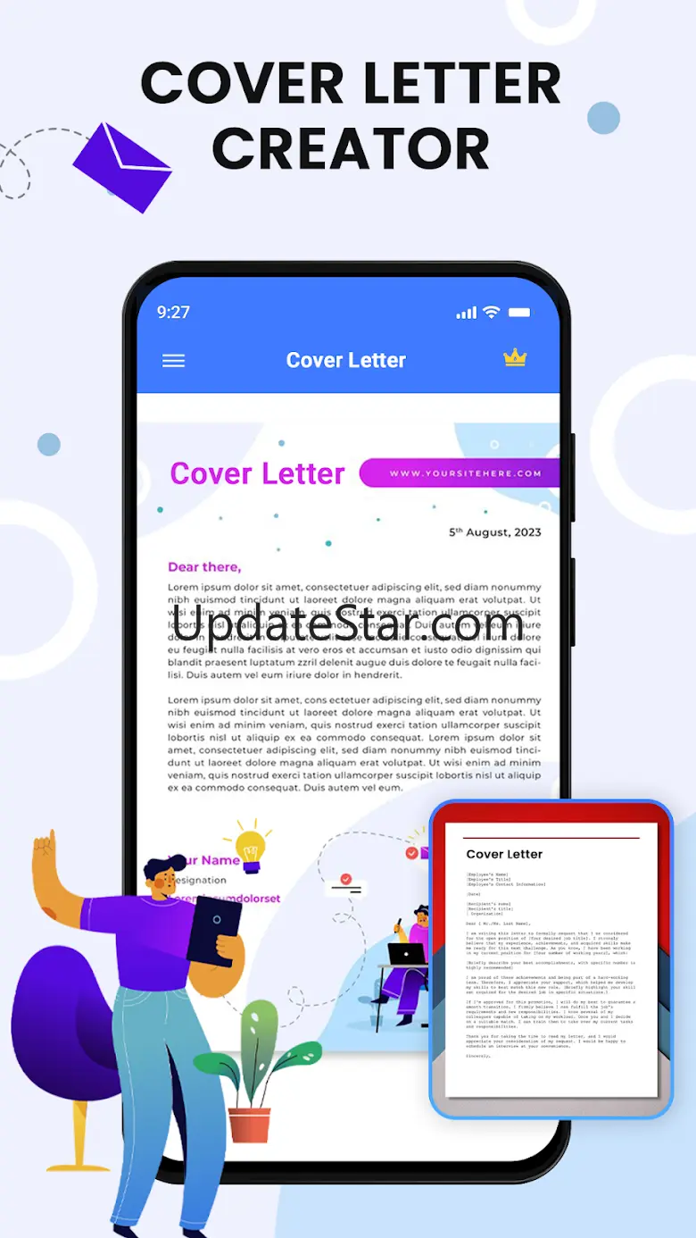 PDF CV Maker- Cover Letter