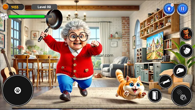 Angry Gran Vs Crazy Cat 3D