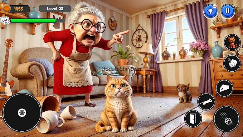 Angry Gran Vs Crazy Cat 3D