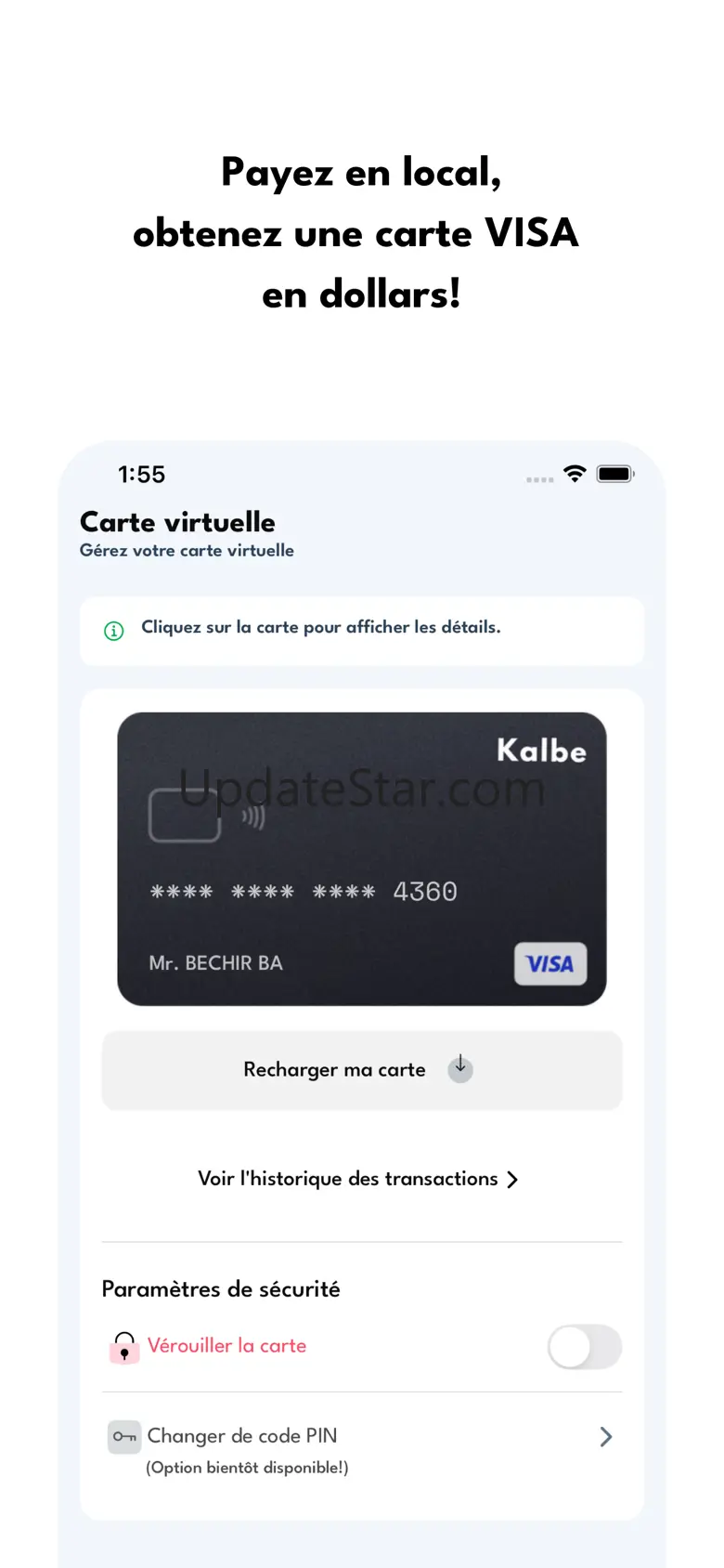 Kalbe: virtual card 3.1