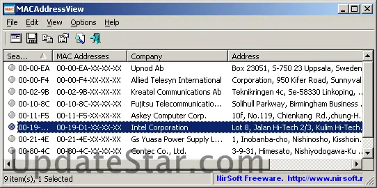 MACAddressView 1.50