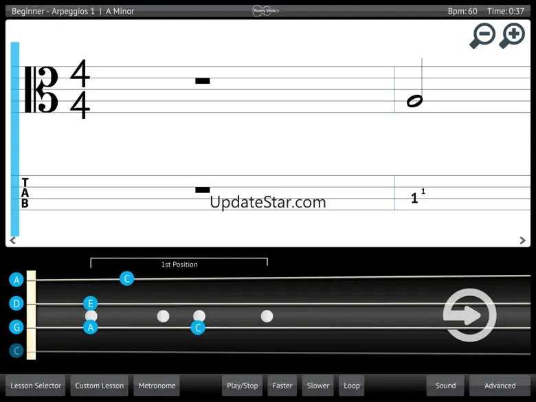 Learn & Practice Viola Music Lessons Exercises 3.6.8