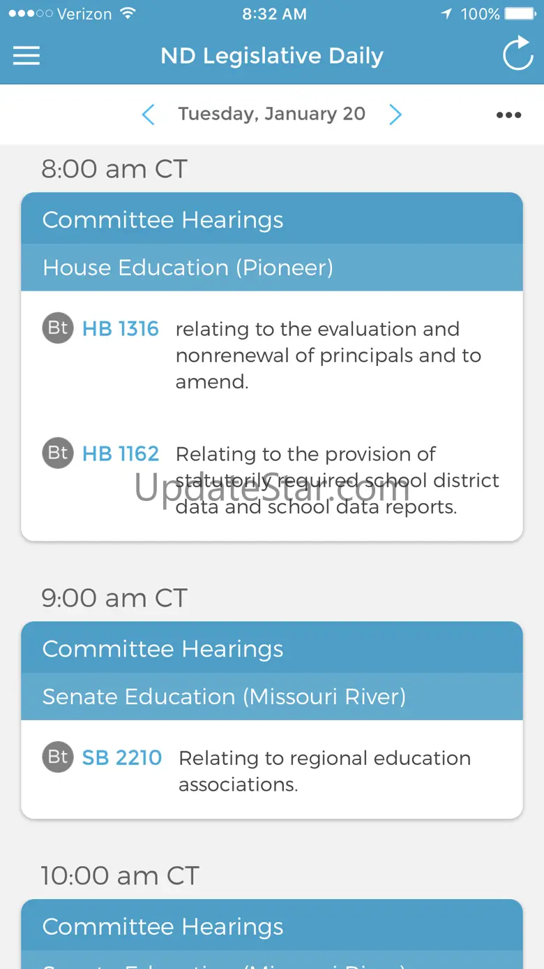 North Dakota Legislative Daily 2.4.0