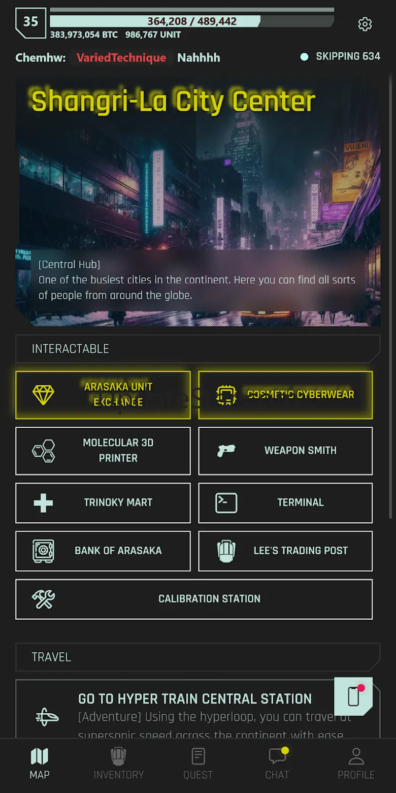 CyberCode Online: Text RPG 1.37