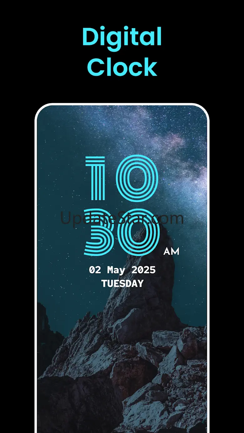 Stylish - Clock Live Wallpaper 1.32