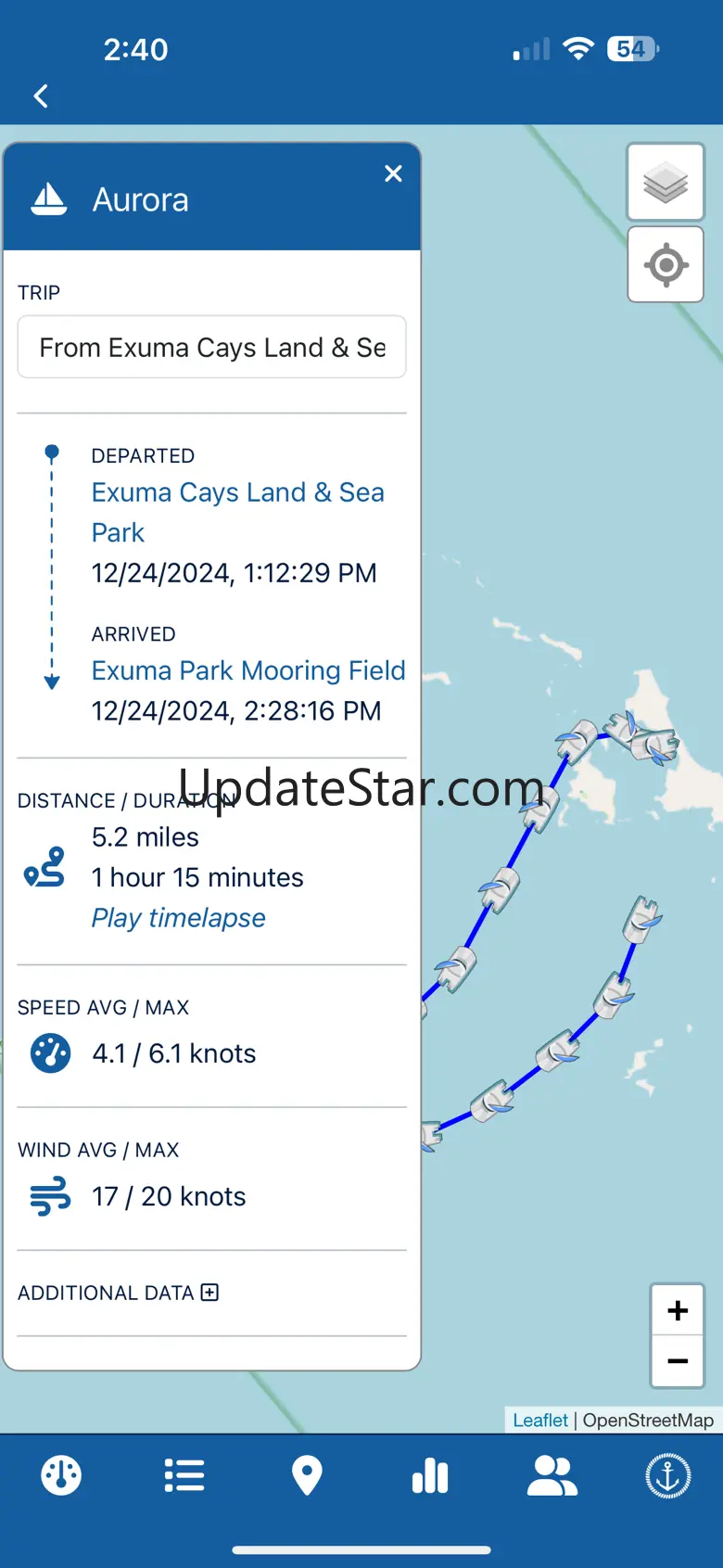 Saillogger App 1.0