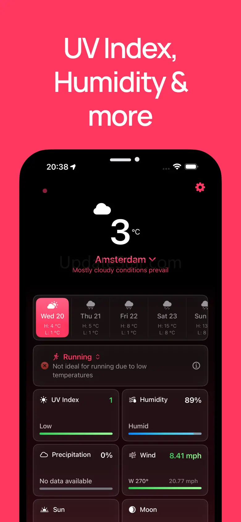 Forecasts - minimalist weather 2.1