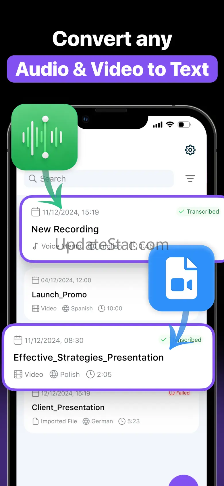 Speech to Text: AI Transcriber 1.3