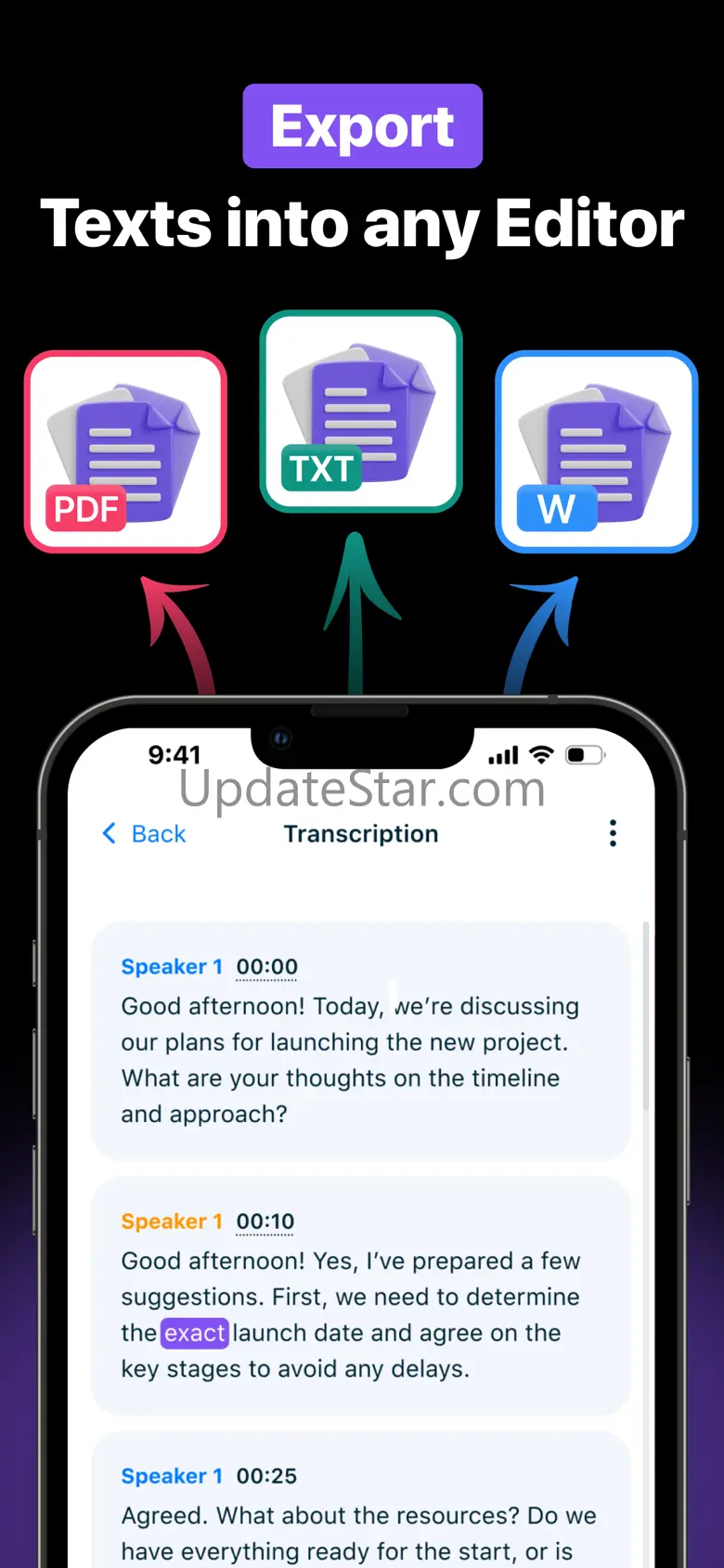 Speech to Text: AI Transcriber 1.3