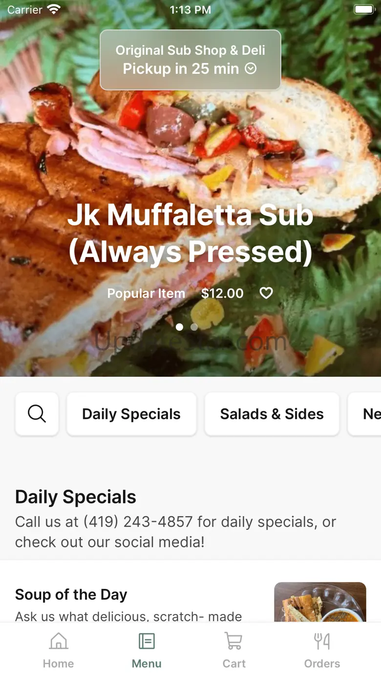 The Original Sub Shop & Deli 35.0.32