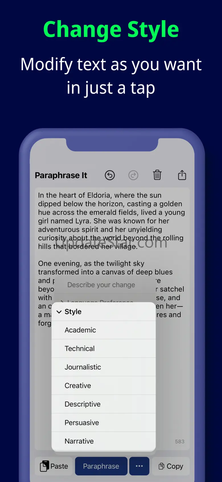 Paraphrase AI Tool 1.0.6