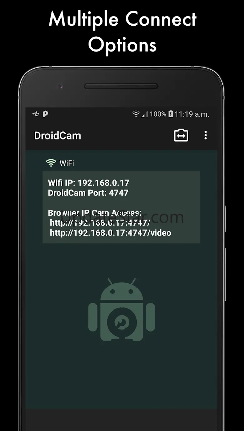 DroidCam Webcam (Classic) 6.25