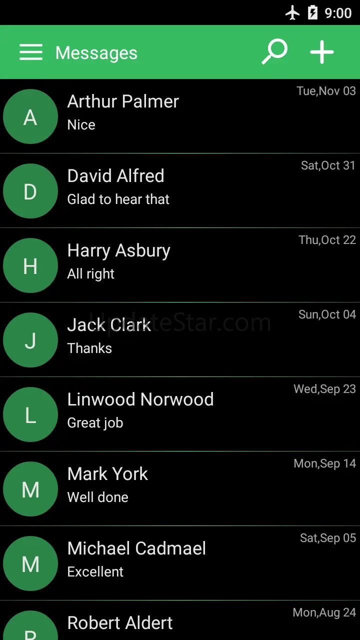 SMS text messaging 0.99.214