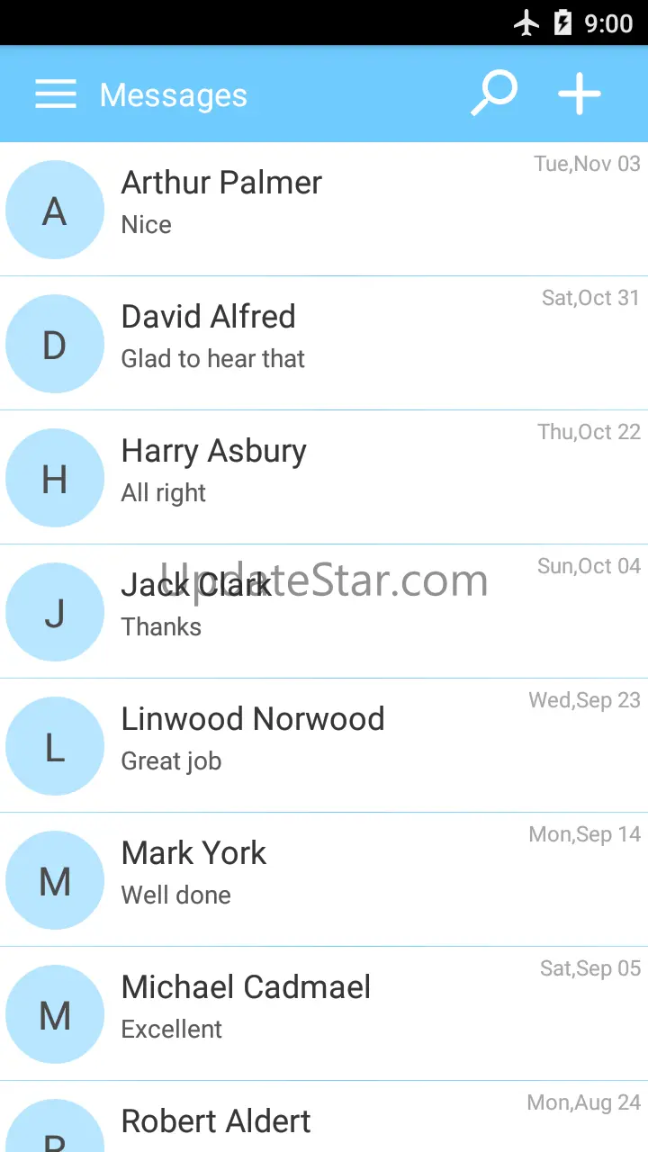 SMS text messaging 0.99.214