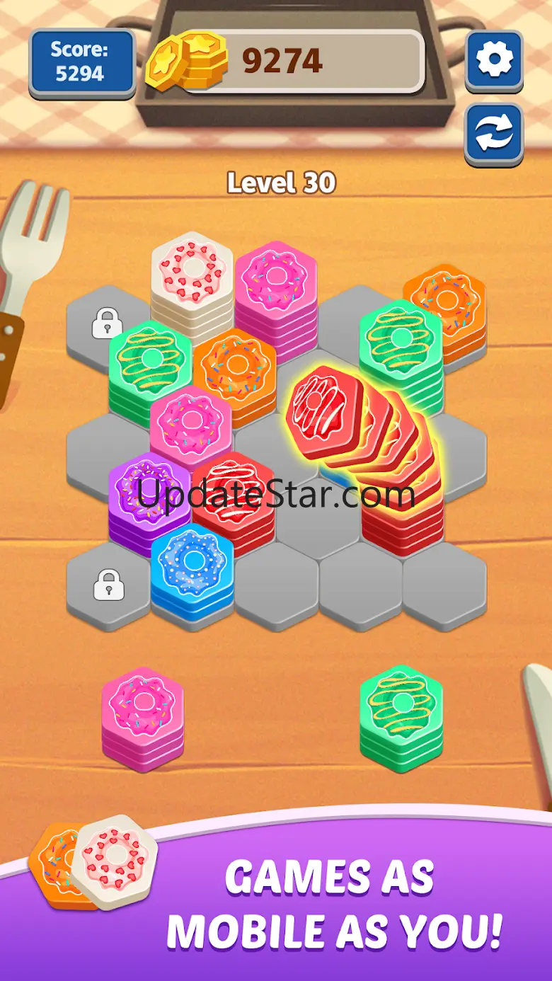 Donut Hexa Sort