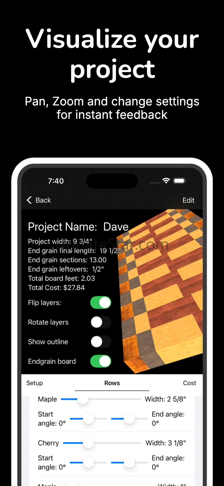 Cutting Board Calculator 1.1