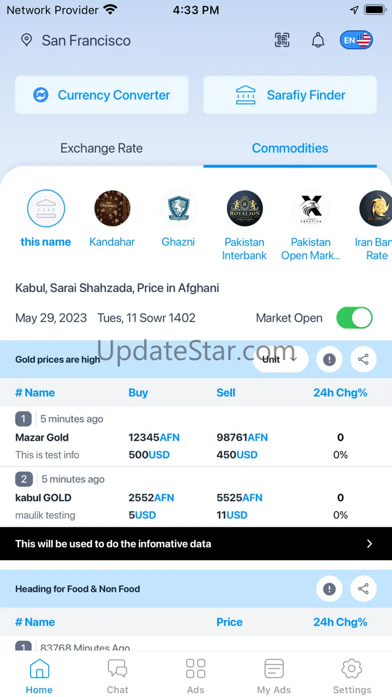 Sarafiy صرافی 1.0.7