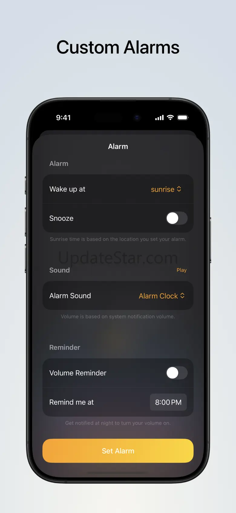 Sunrise Alarm Clock - 1.0.5