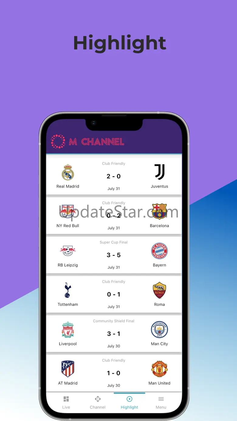 M Channel - Soccer Highlight 1.0.9