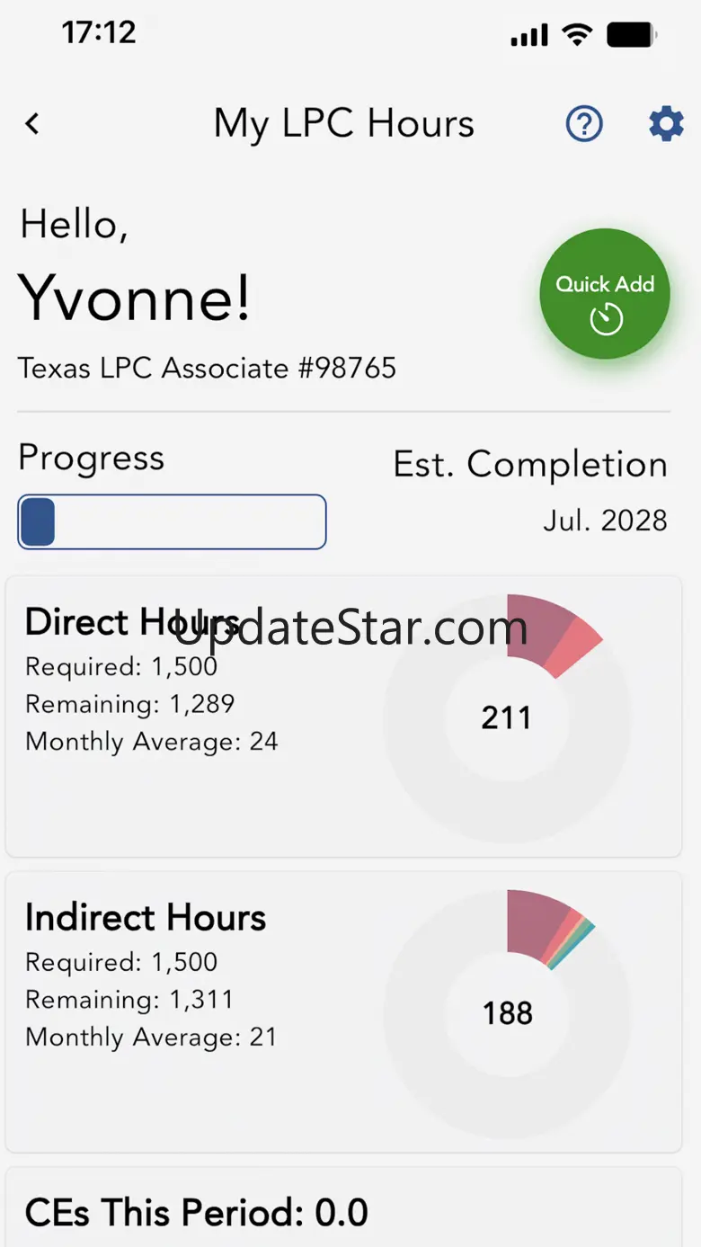 My LPC Hours 1.9.1