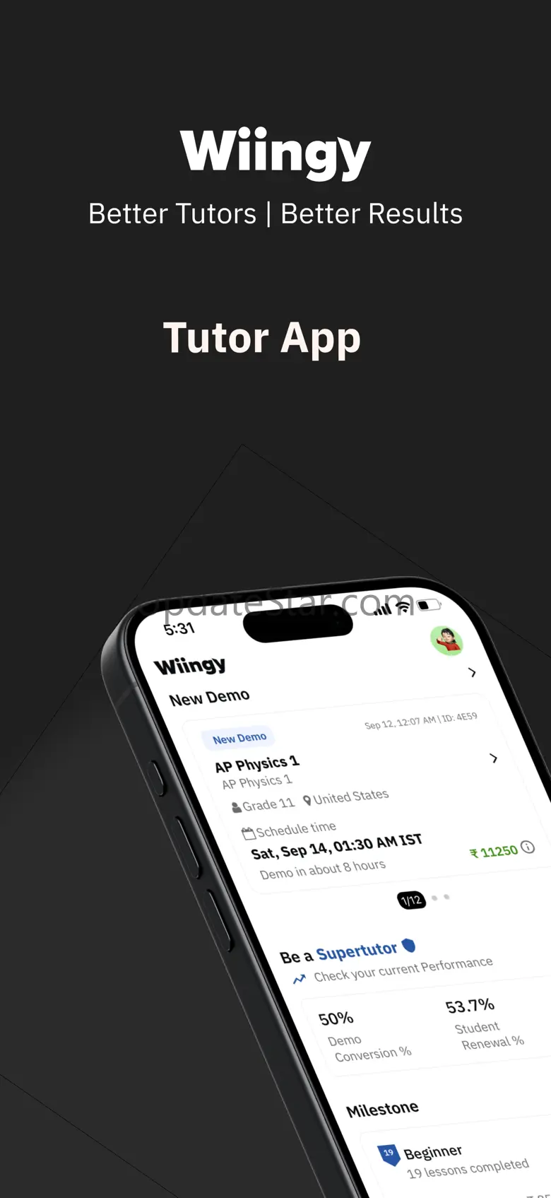 Wiingy Tutors : Teach Globally 3.1.6