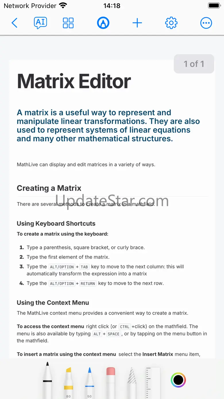 Math Notes - Solver & Editor 1.6.0