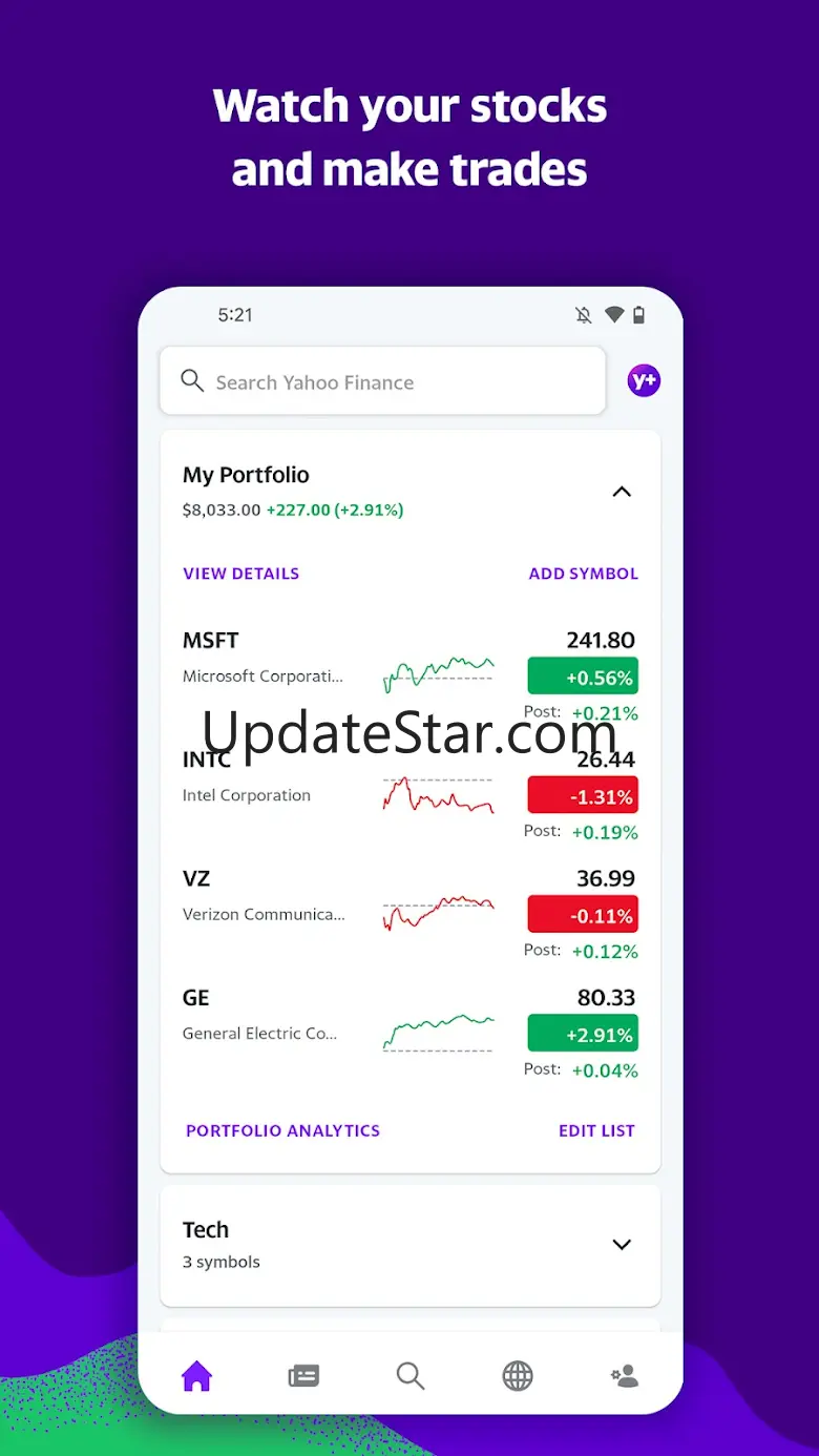 Yahoo Finance: Stocks & News 10.16.0
