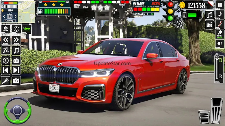 Driving School Game: City Car 35