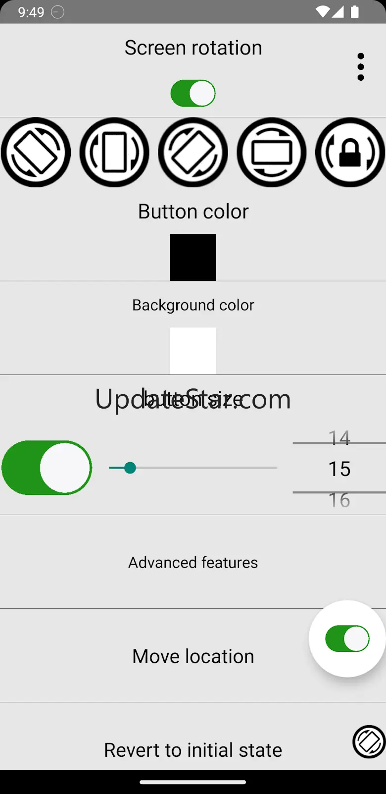 Always visible screen rotation 2.64
