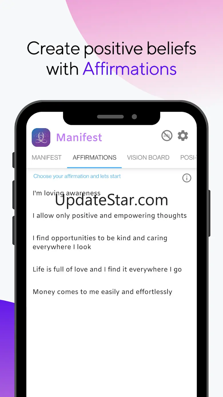 Manifest goals - Vision Board 2.3