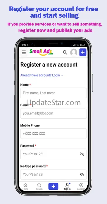 SmailAds Classifieds in Russia 1.2.3