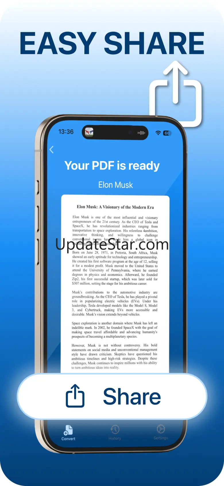 Convert Photo to PDF | Scan 1.5