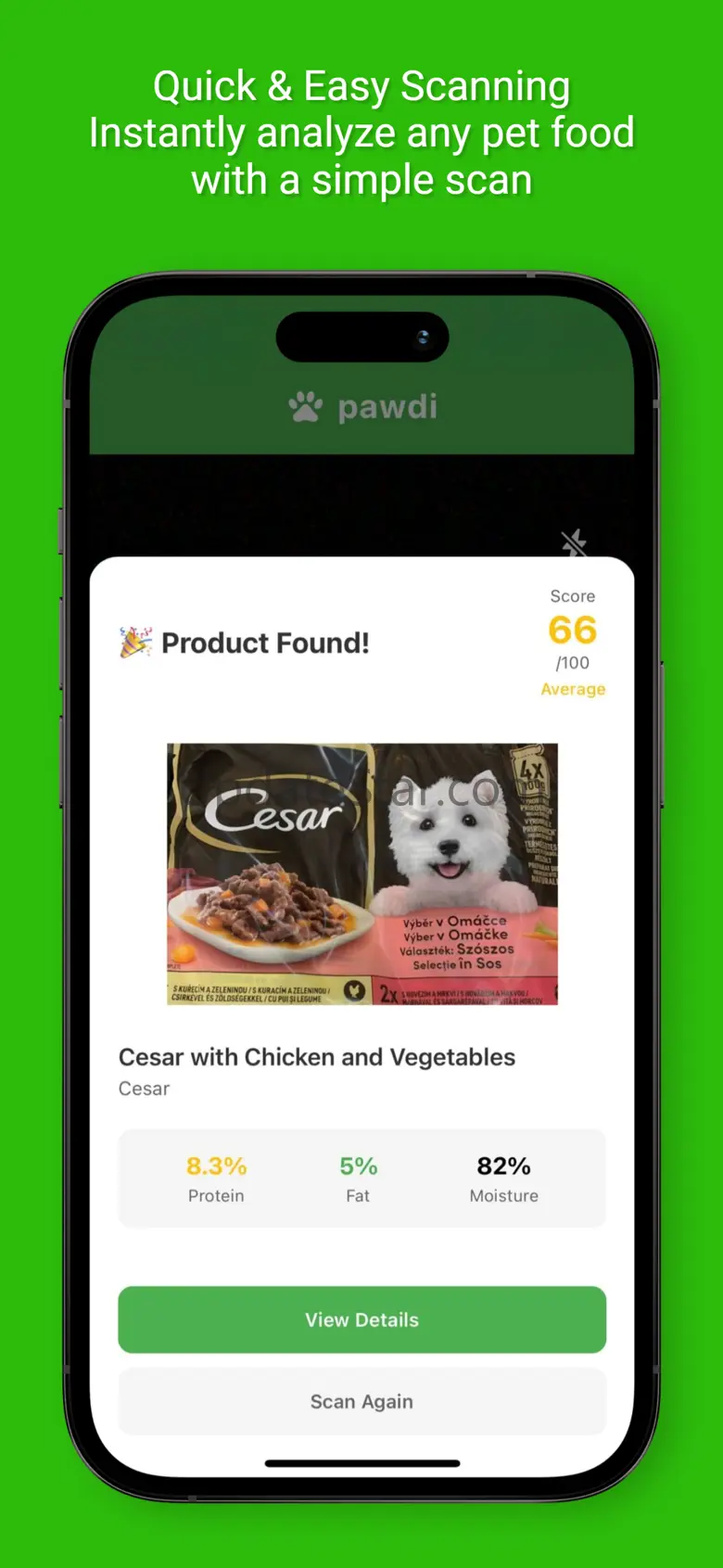 Pawdi - Pet Food Scanner 1.2.1