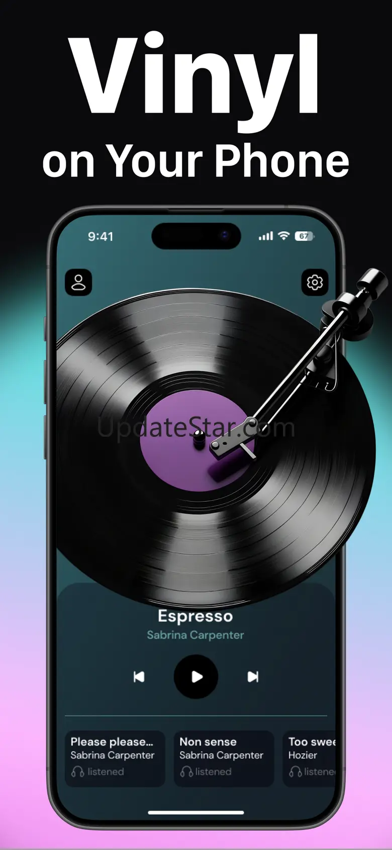 Vinyl Music Widget App 1.1