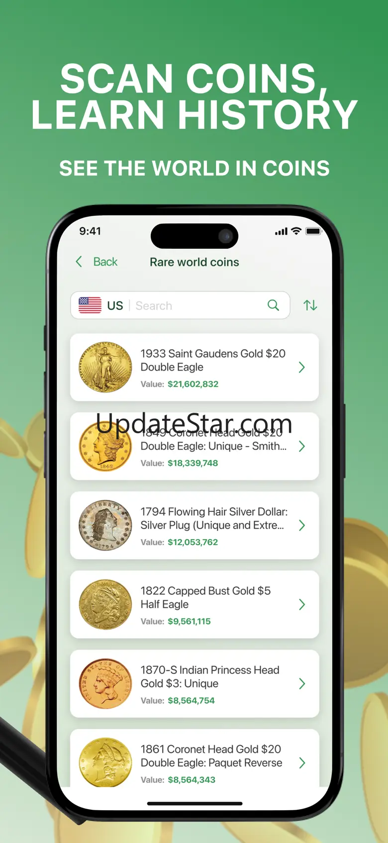 Coin Identifier: Snap, Scan ID 1.0