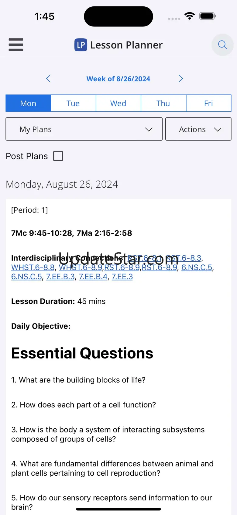 OnCourse Systems 1.0.5