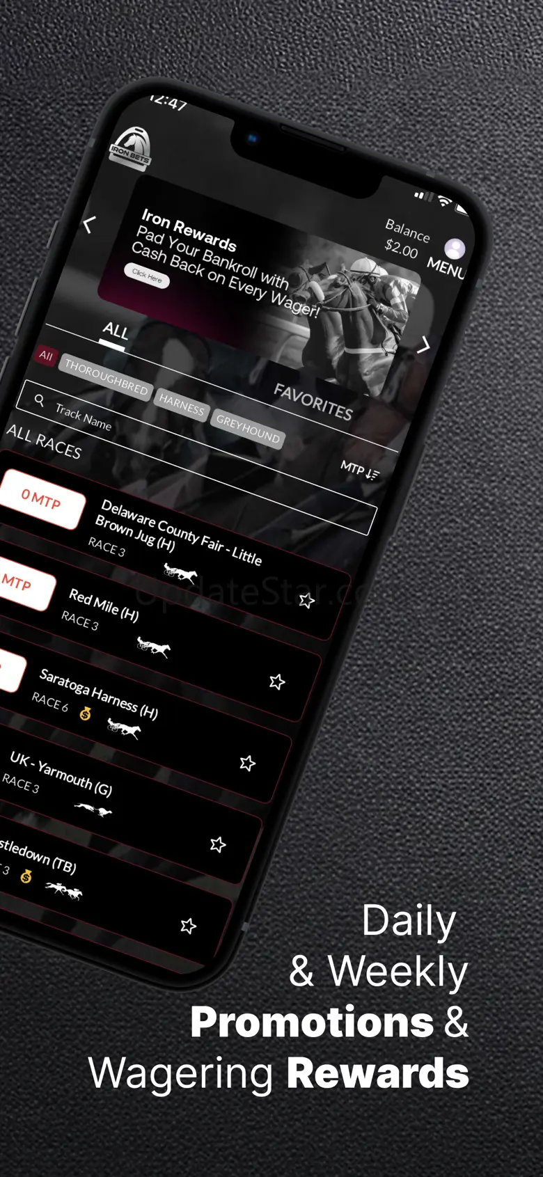 IronBetsRacing - Bet on Horses 103.3.0
