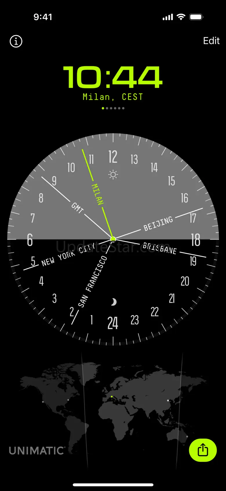 UNIMATIC World Clock 1.0.2