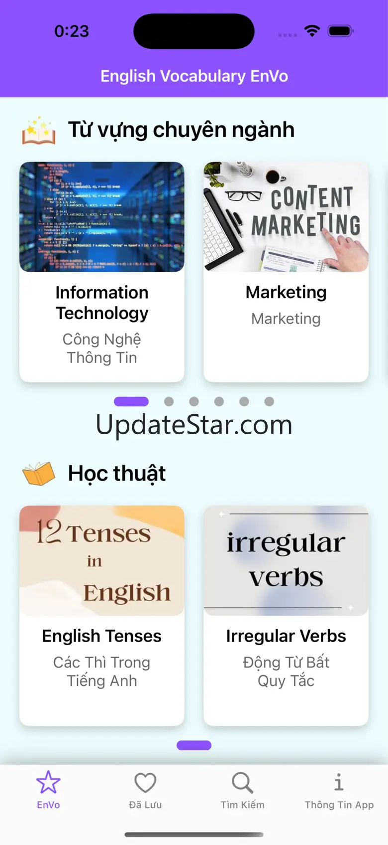 EnVo - Học Từ Vựng Tiếng Anh 2.1