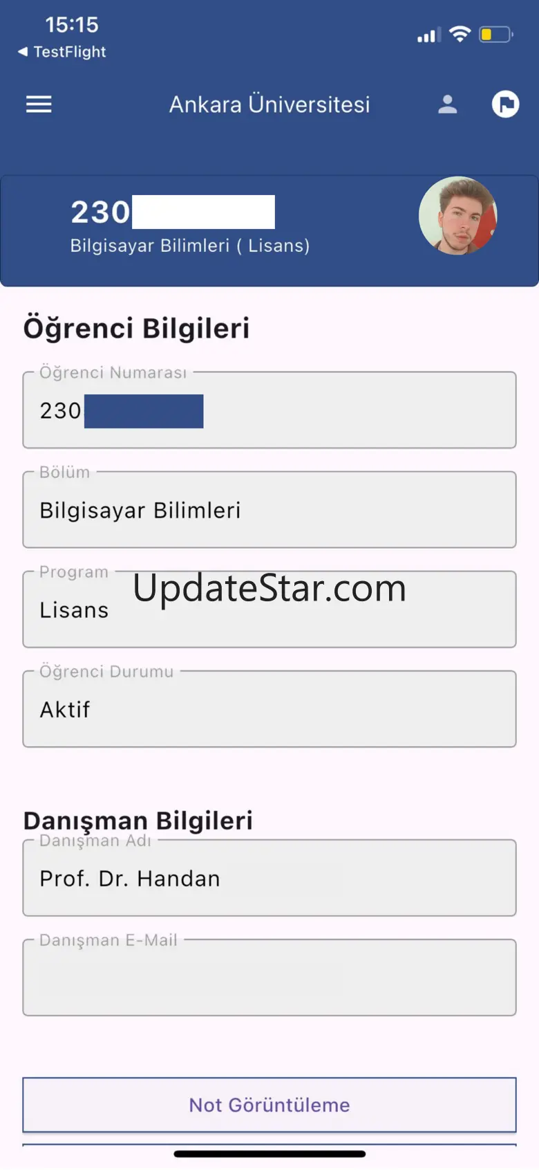 Ankara Üniversitesi Mobil 1.1.9