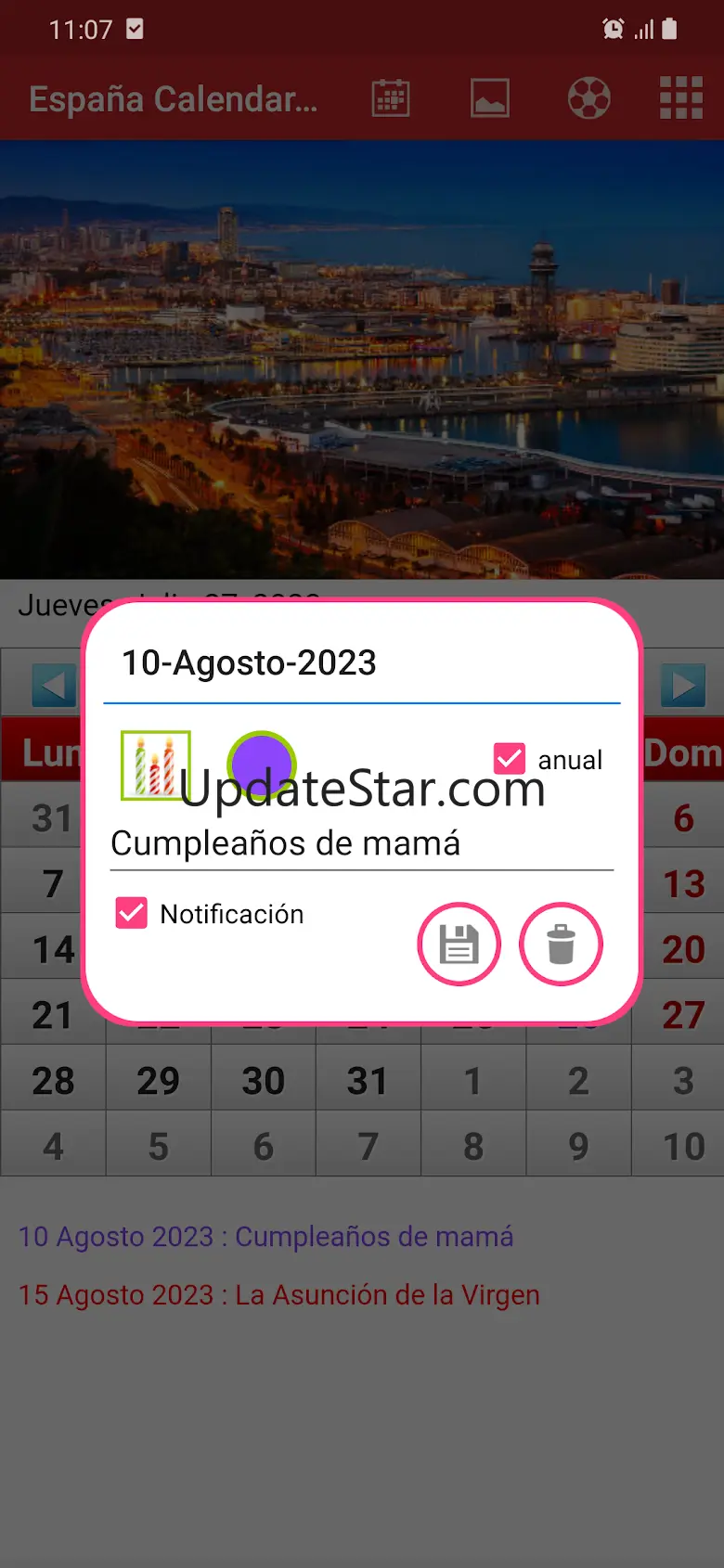 España Calendario 2025 4.0.6