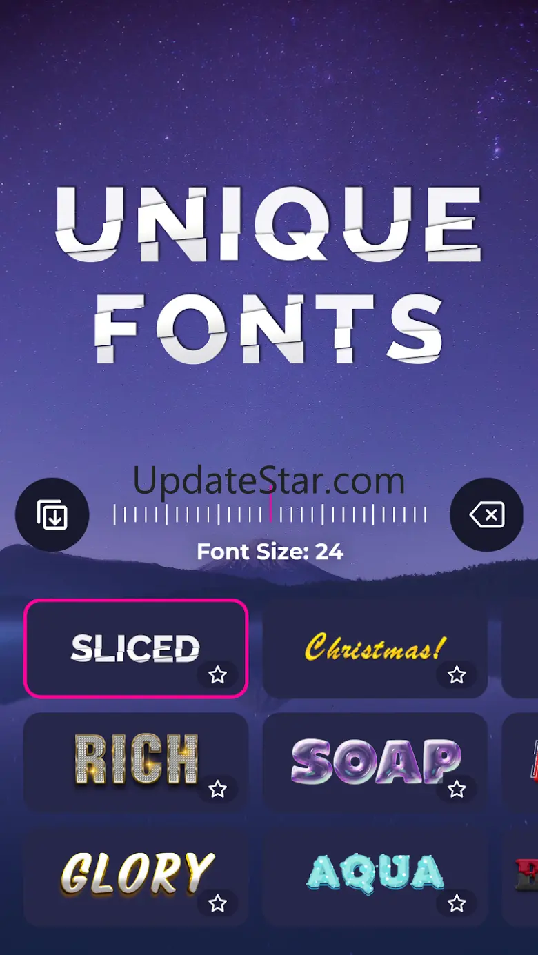 Add text on photos - Fontly b.0.1.430